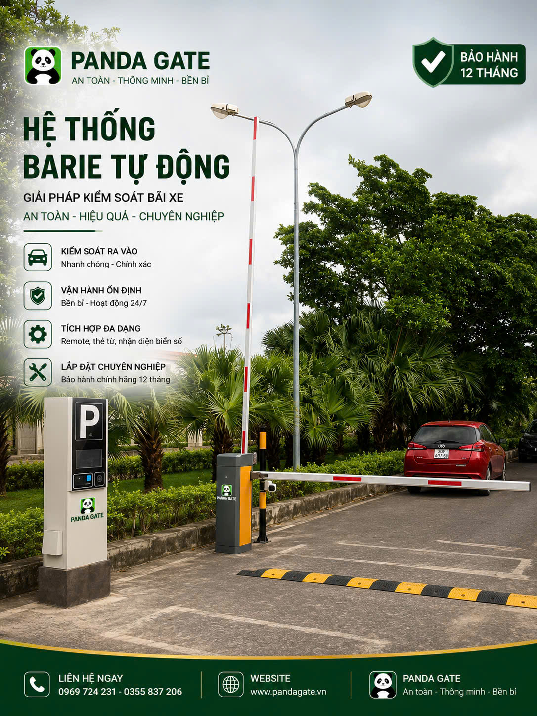 Báo giá barie tự động Nam Định
