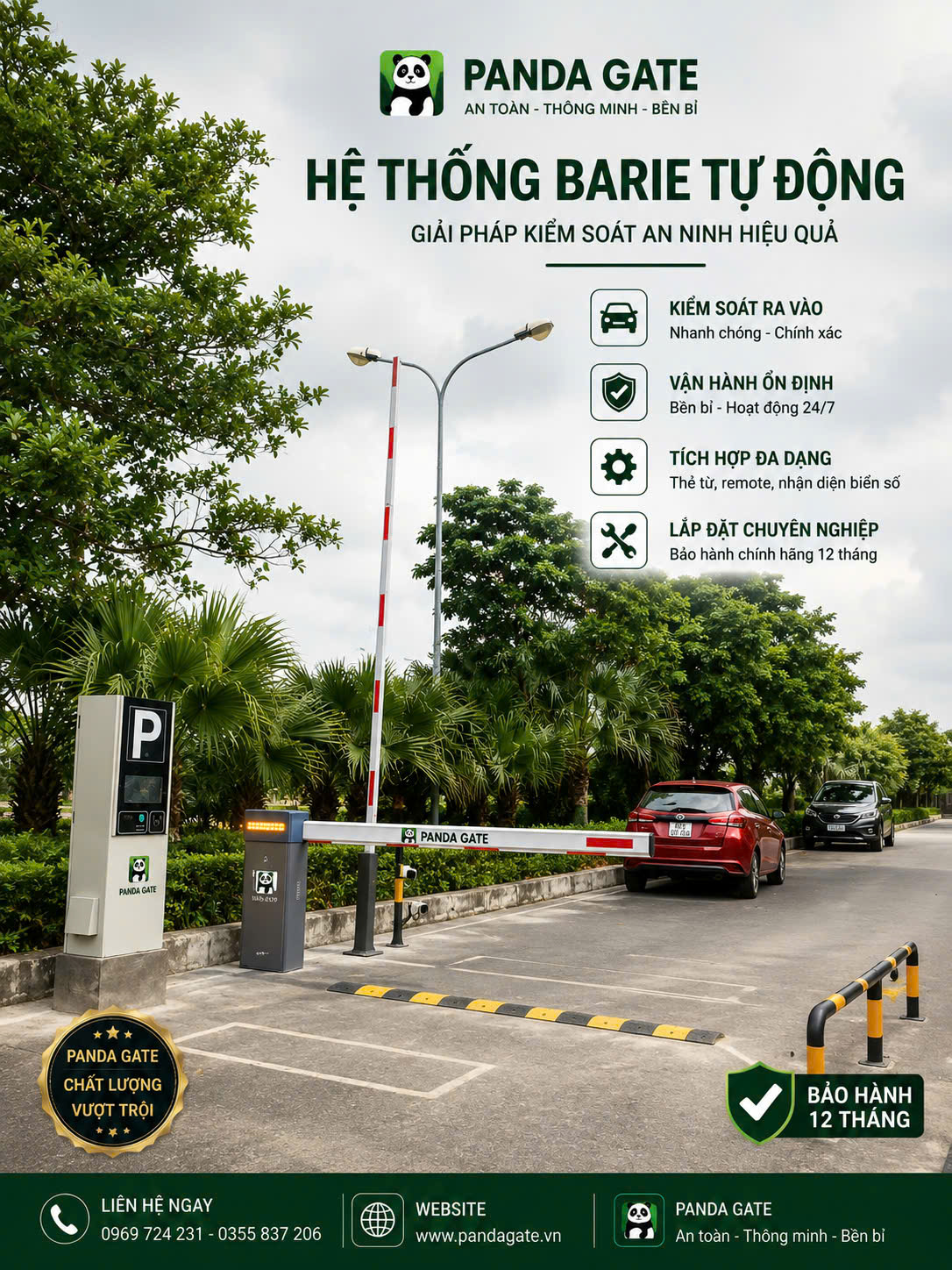 Báo giá barie tự động Nam Định