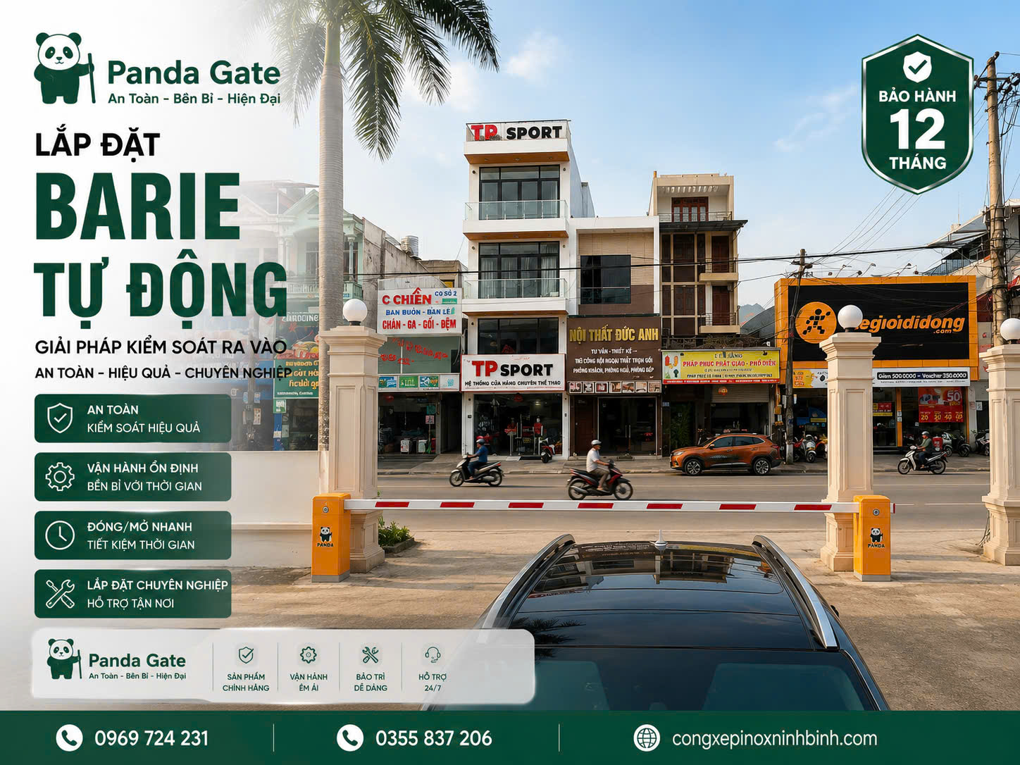 Lắp Đặt Barie KCN Rạng Đông